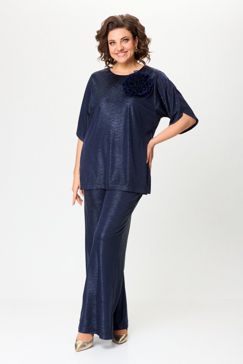 Брючный комплект ANASTASIA MAK 1226 синий