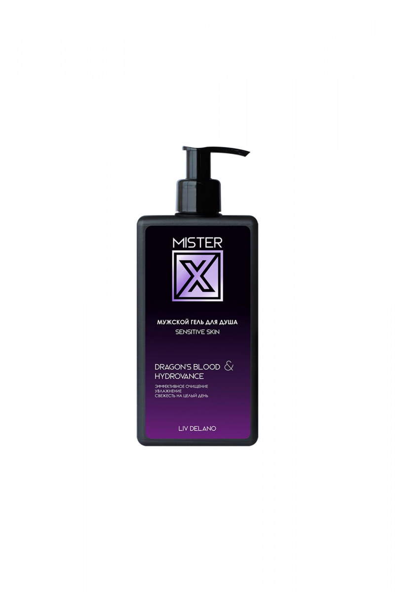 Для душа и ванны LIV DELANO Mister X Мужской гель для душа Sensitive skin