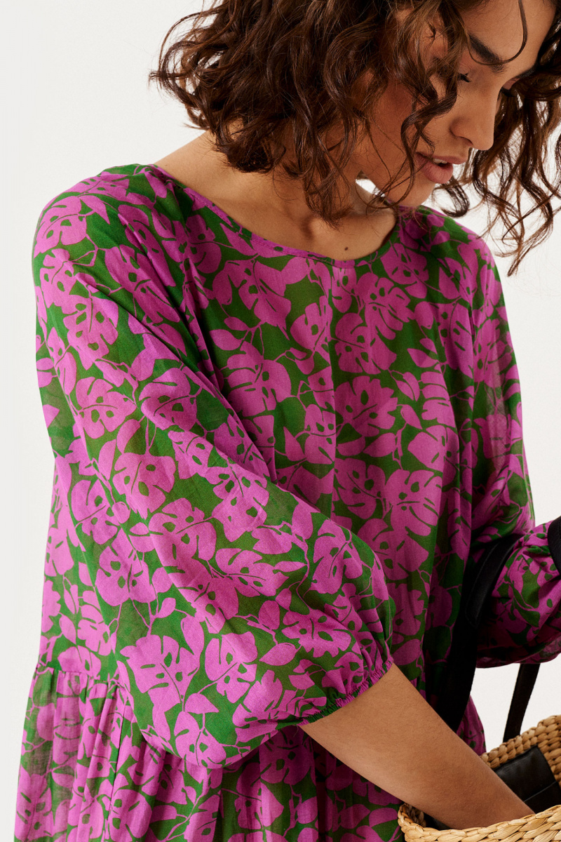 Платья Панда 133390 розово-зеленый