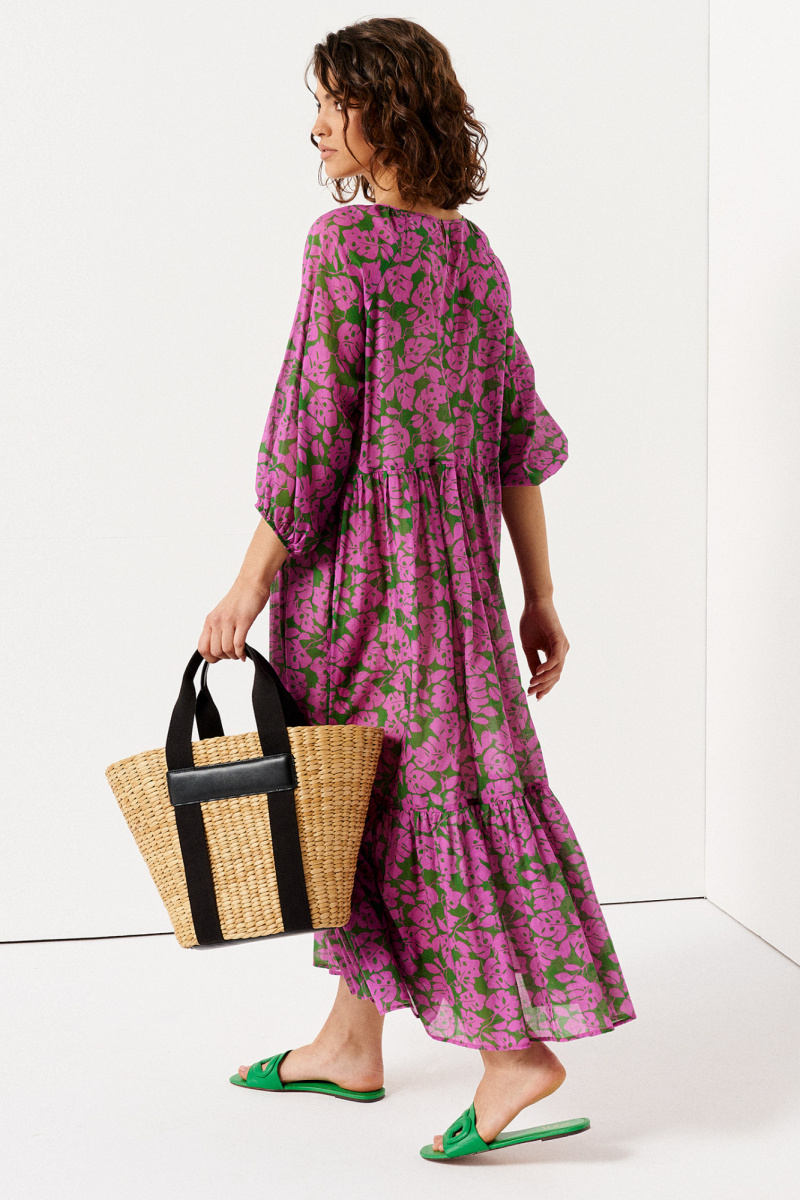 Платья Панда 133390 розово-зеленый