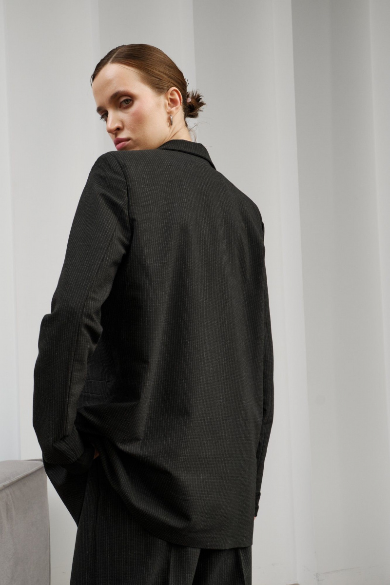 Жакеты Skipper Design 306 черный_в_мелкую_клетку
