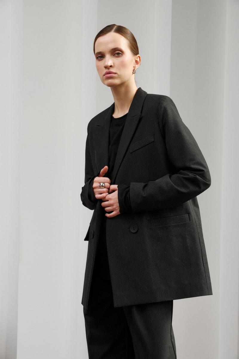 Жакеты Skipper Design 306 черный_в_мелкую_клетку
