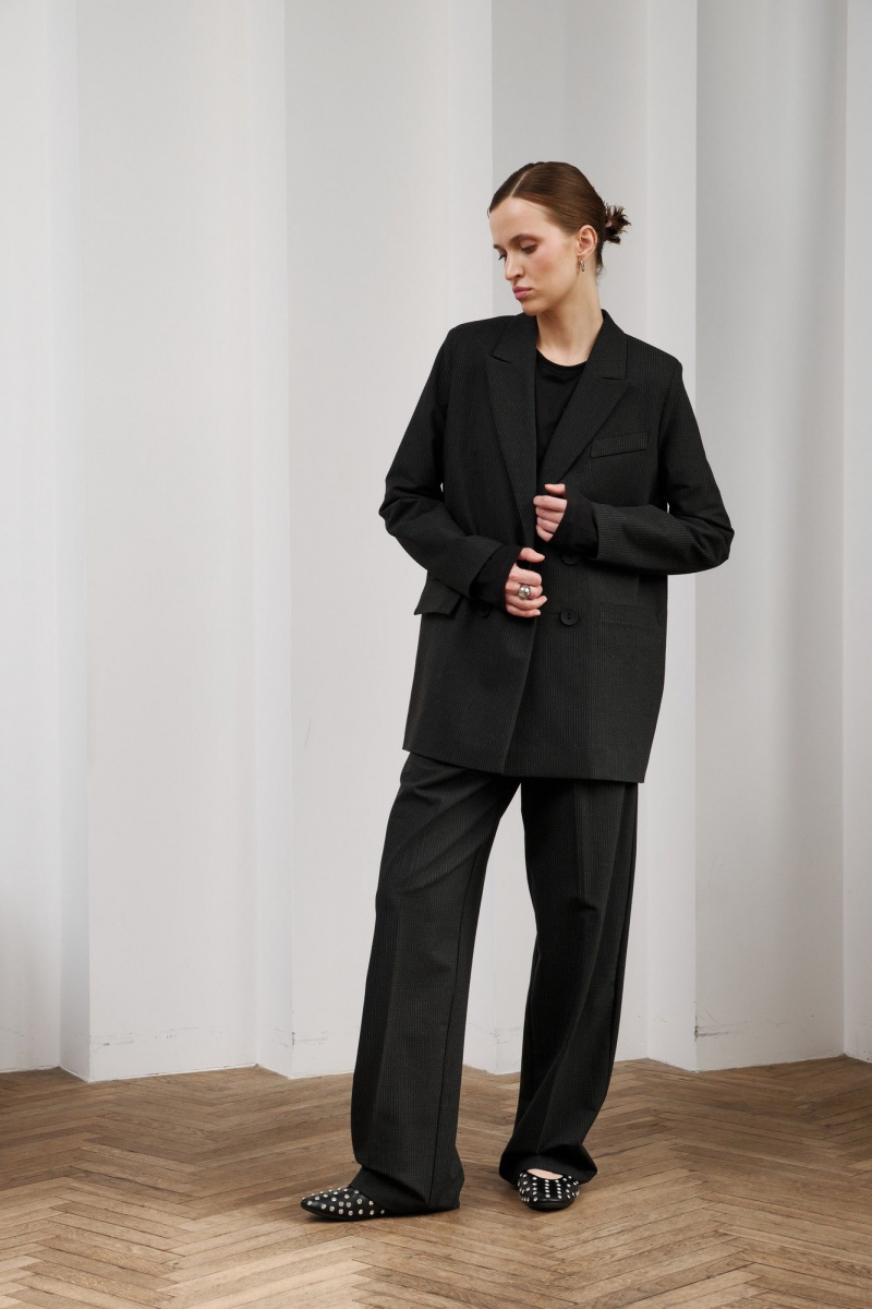 Жакеты Skipper Design 306 черный_в_мелкую_клетку