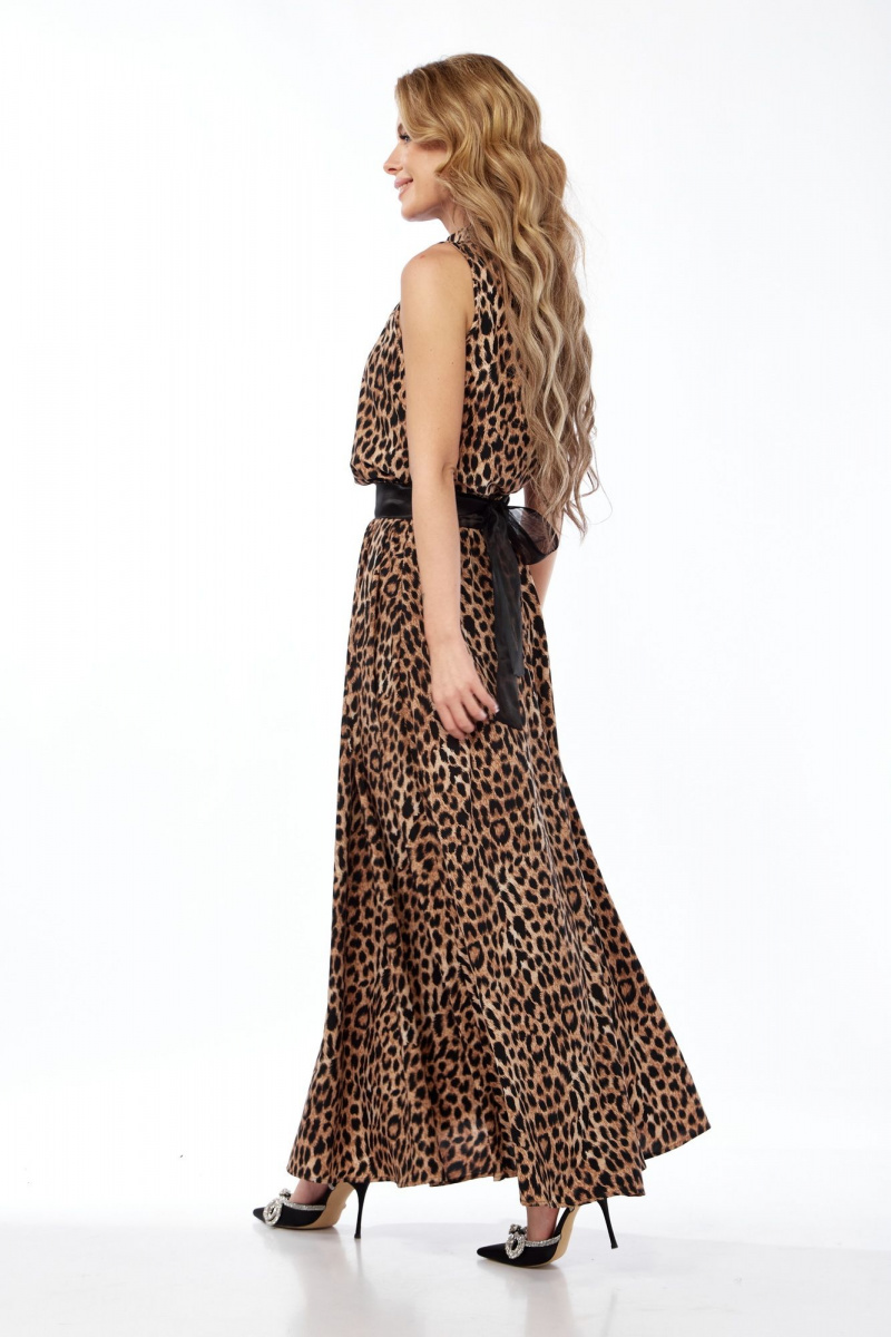 Платья Lady Line 1580 темный_леопард