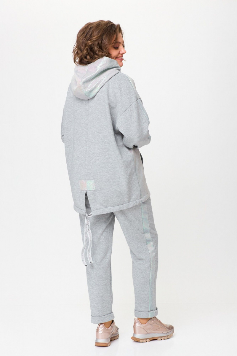 Костюмы Michel chic 1401 серый,перламутр