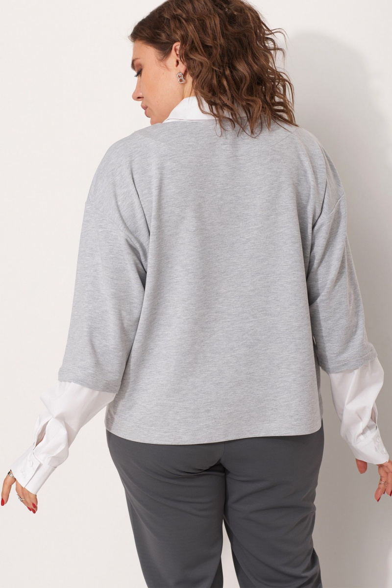Блузы BegiModa 4112 серый