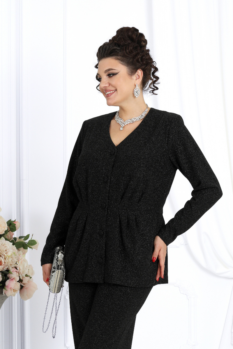 Брючный костюм Ninele 7477 черный