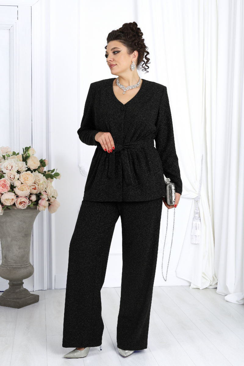 Брючный костюм Ninele 7477 черный
