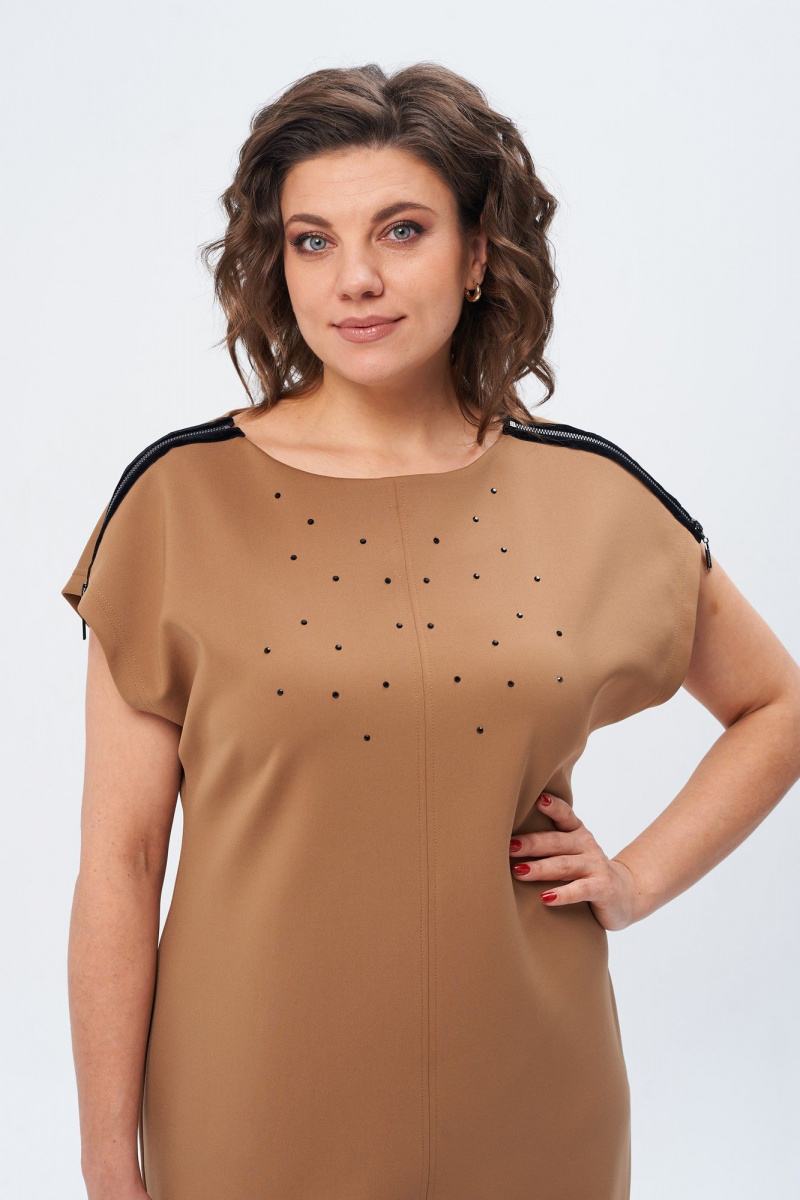 Платья Michel chic 2174 бежевый