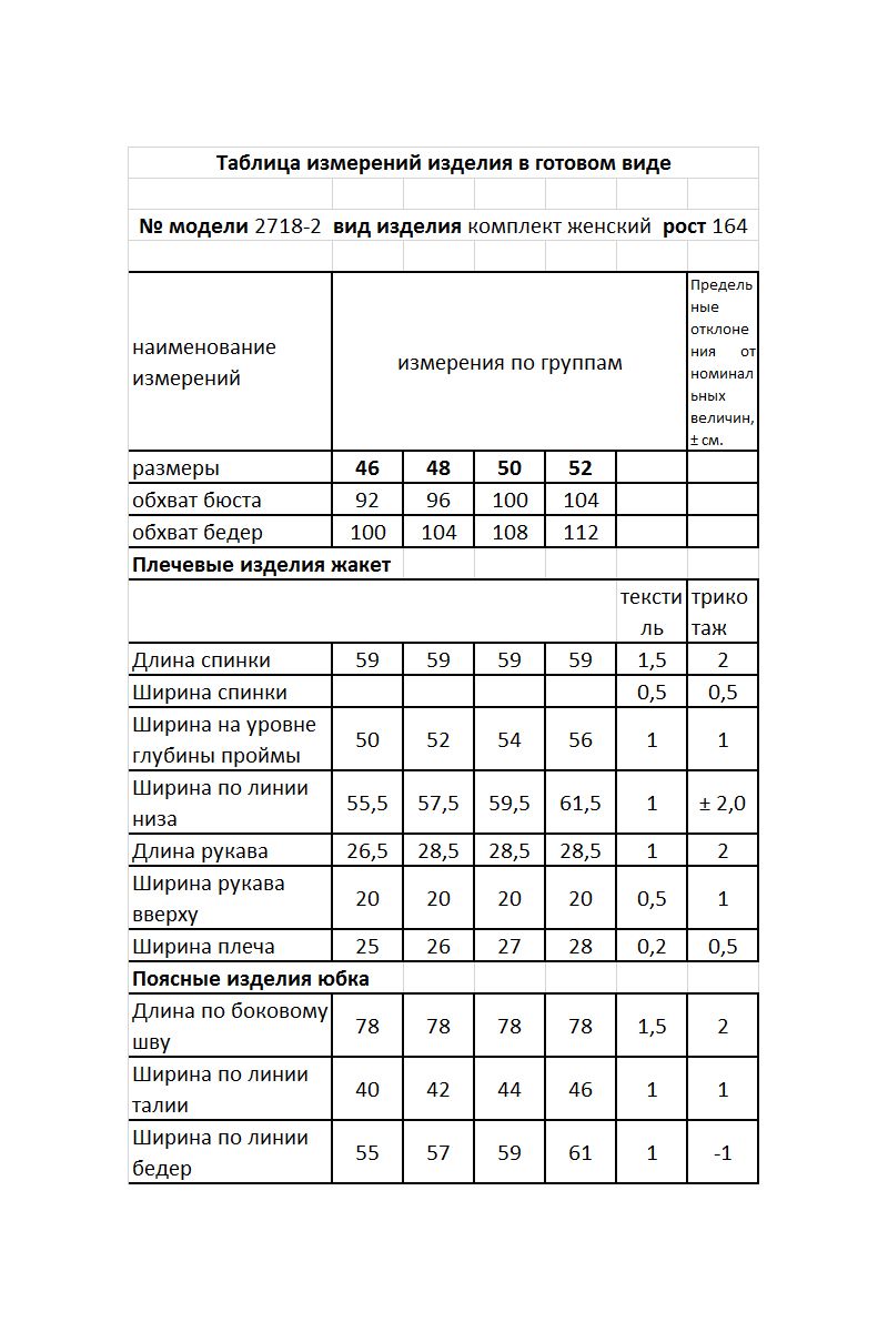 Юбочный комплект Мода Юрс 2718-1 серый_черный