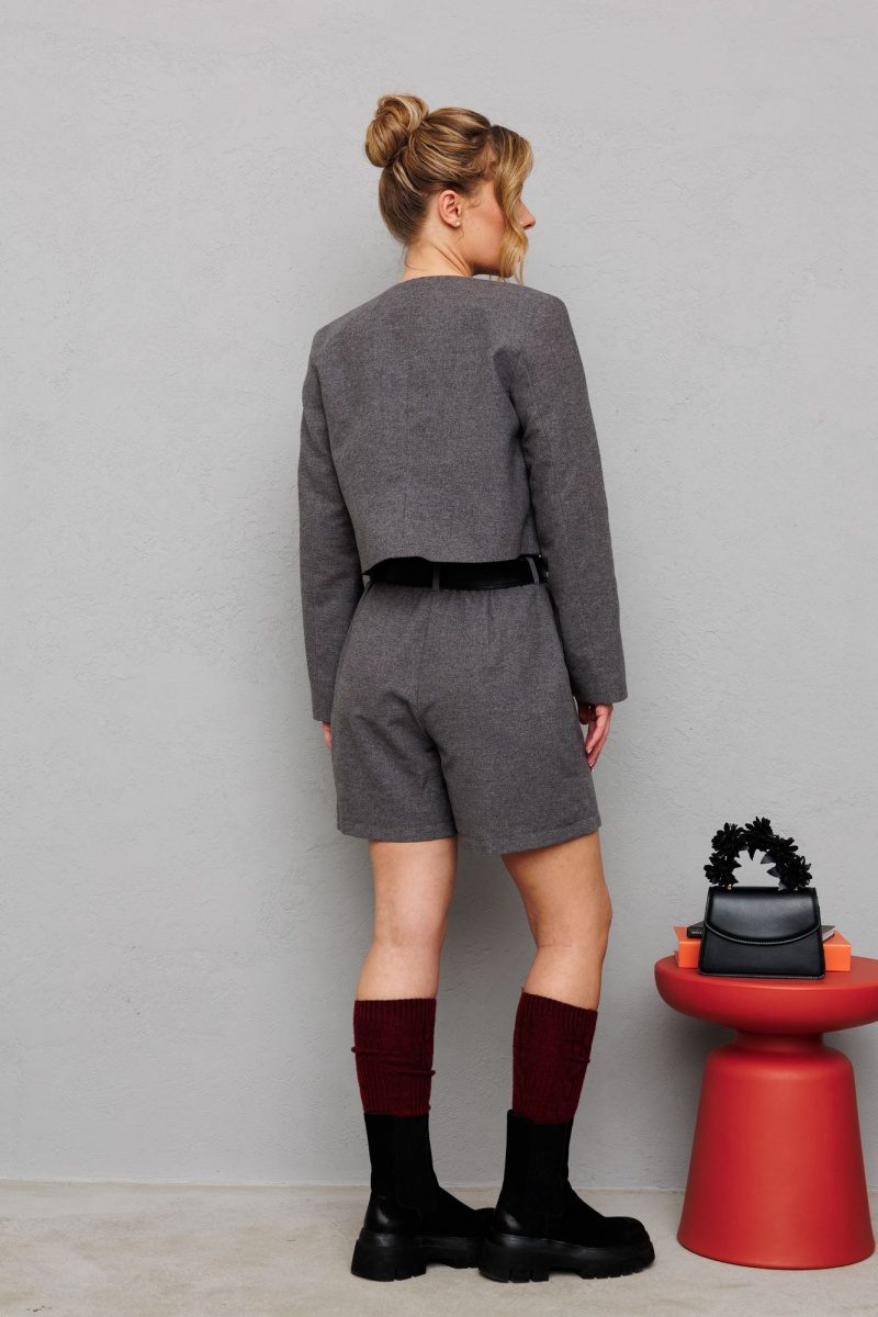 Женский комплект с шортами Marshop М169 серый