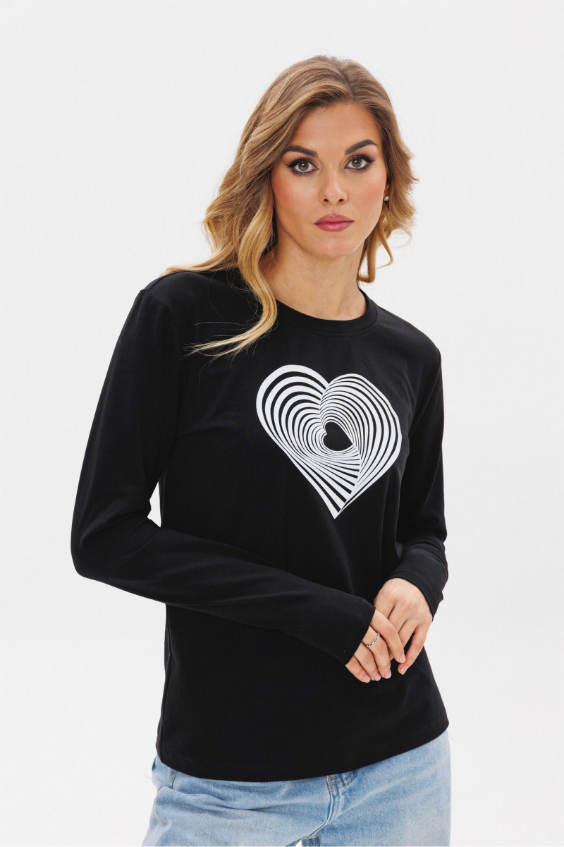 Джемперы PRATA wear S026 черный