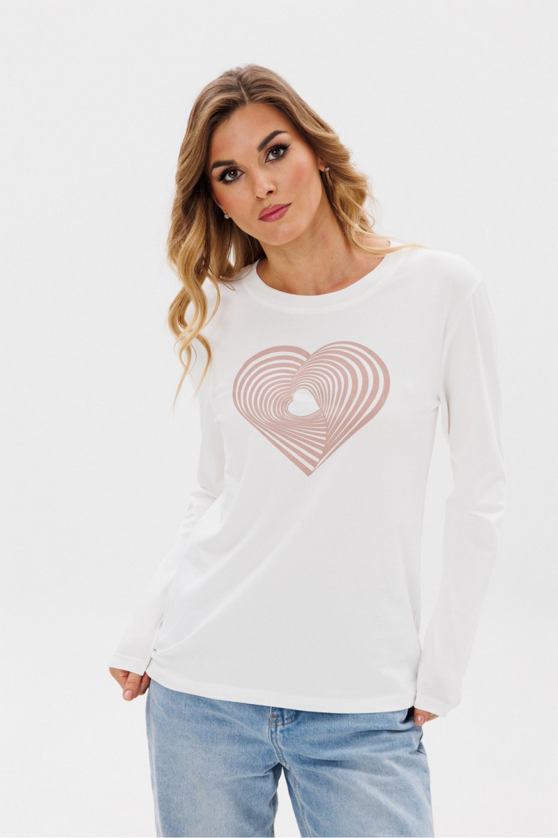 Джемперы PRATA wear S026 розовый