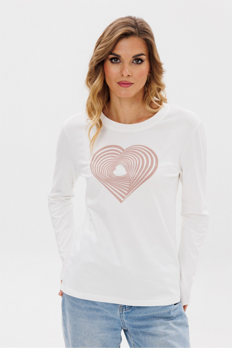 Джемперы PRATA wear S026 розовый