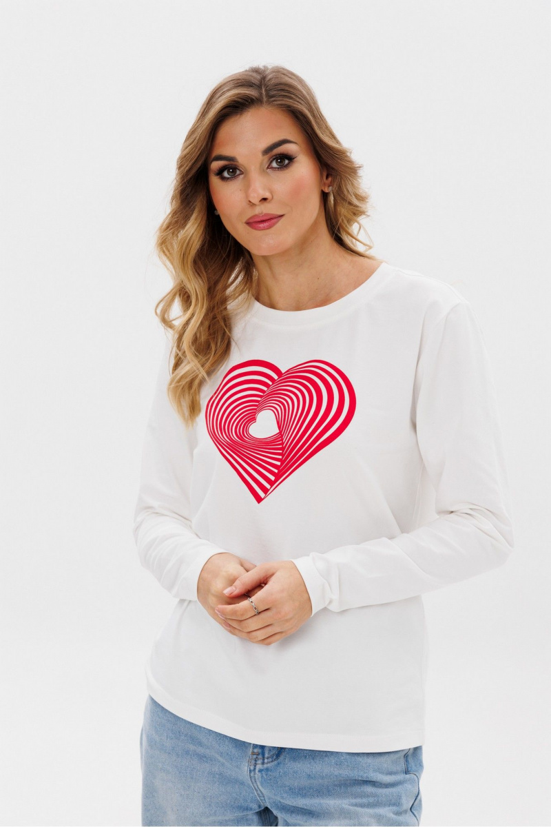 Джемперы PRATA wear S026 красный