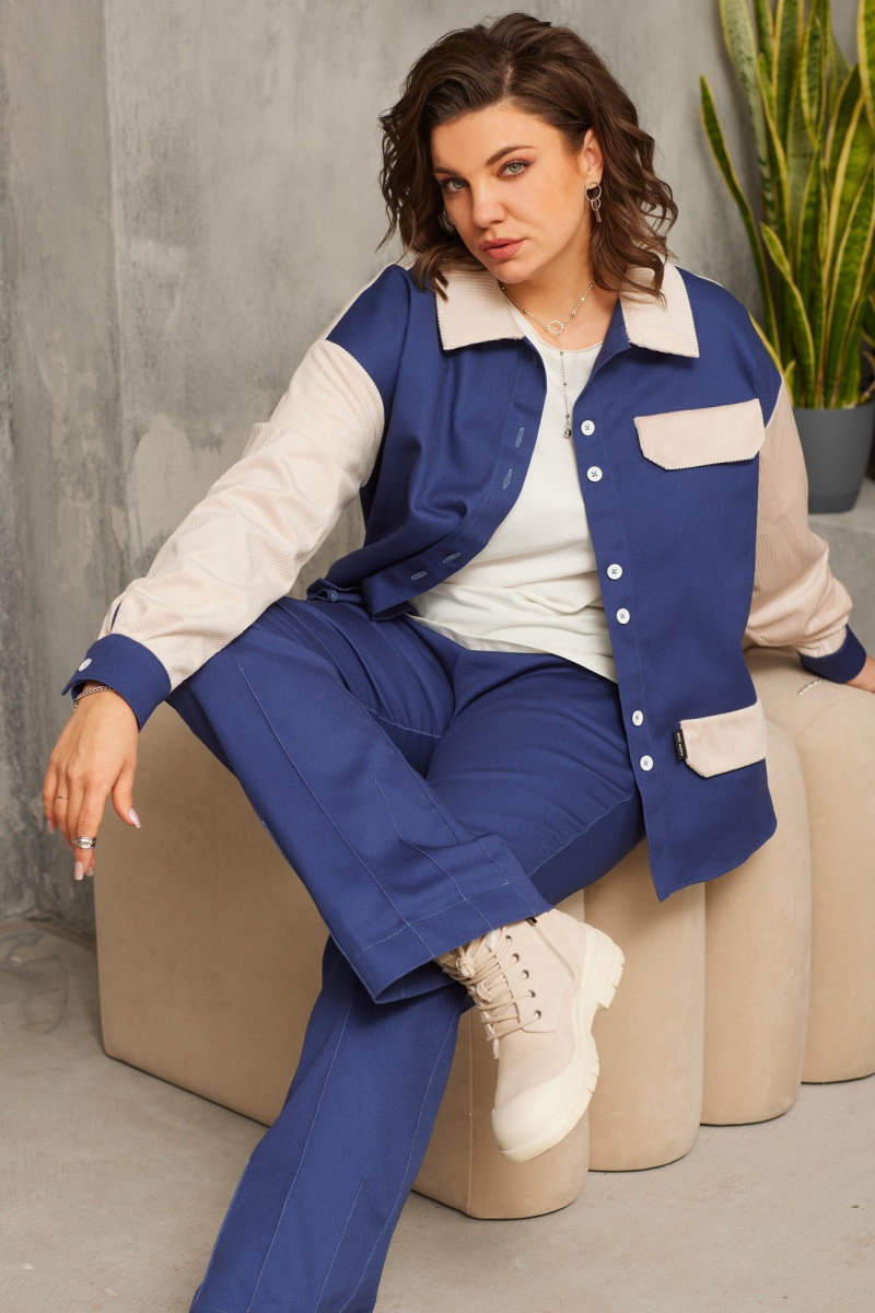 Блузы BegiModa 4113 сапфир