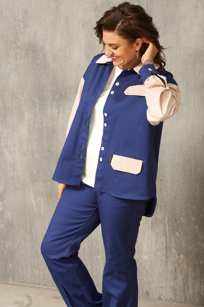 Блузы BegiModa 4113 сапфир