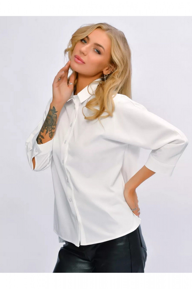 Блузы MIRSINA FASHION 1639 белый