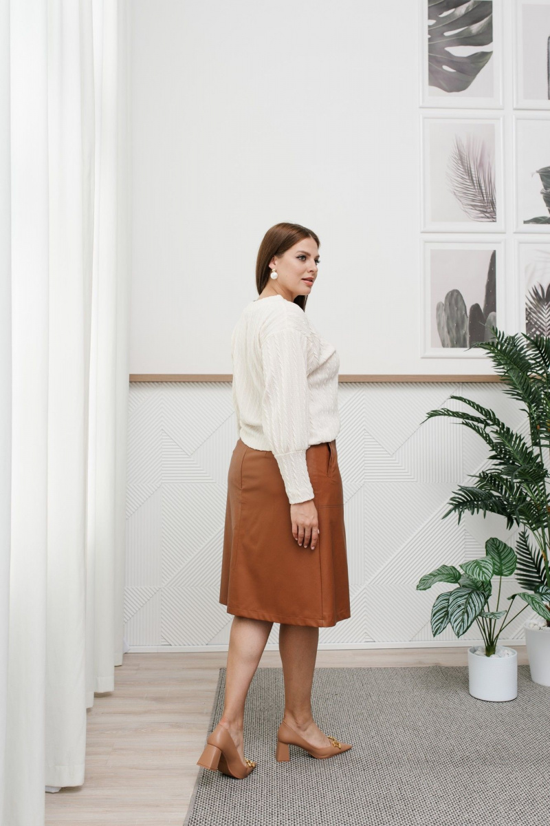 Юбки MONA STYLE FASHION&DESIGN 23043 кэмел