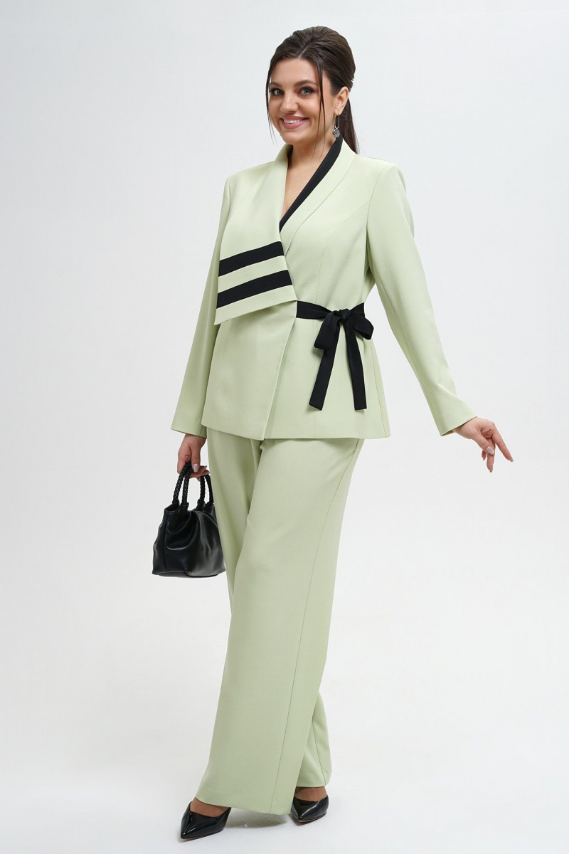 Брючный костюм Alani Collection 2280 зелень