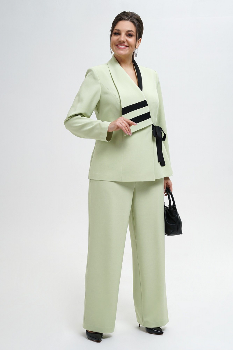 Брючный костюм Alani Collection 2280 зелень