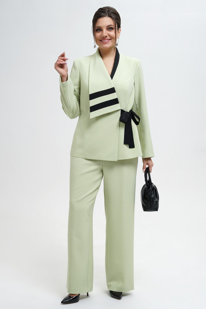 Брючный костюм Alani Collection 2280 зелень