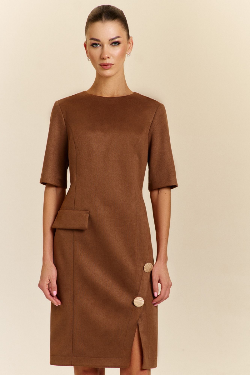 Платья DiLiaFashion 0930 терракот