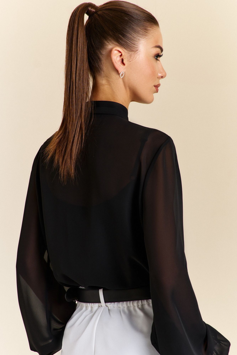 Блузы DiLiaFashion 0932 черный