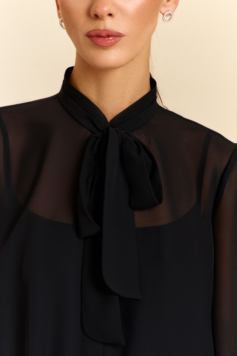 Блузы DiLiaFashion 0932 черный