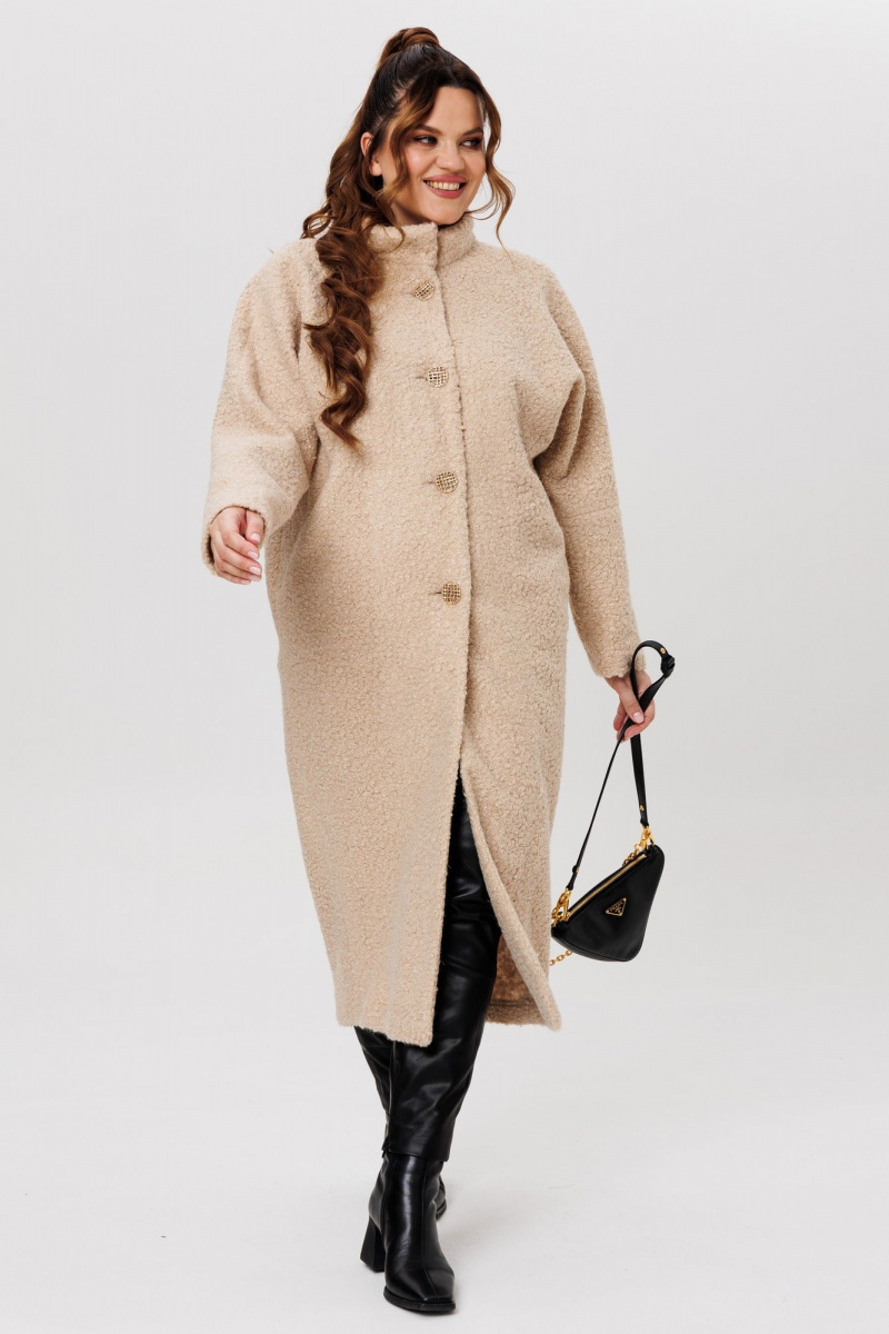Женское пальто Michel chic 363/1 бежевый