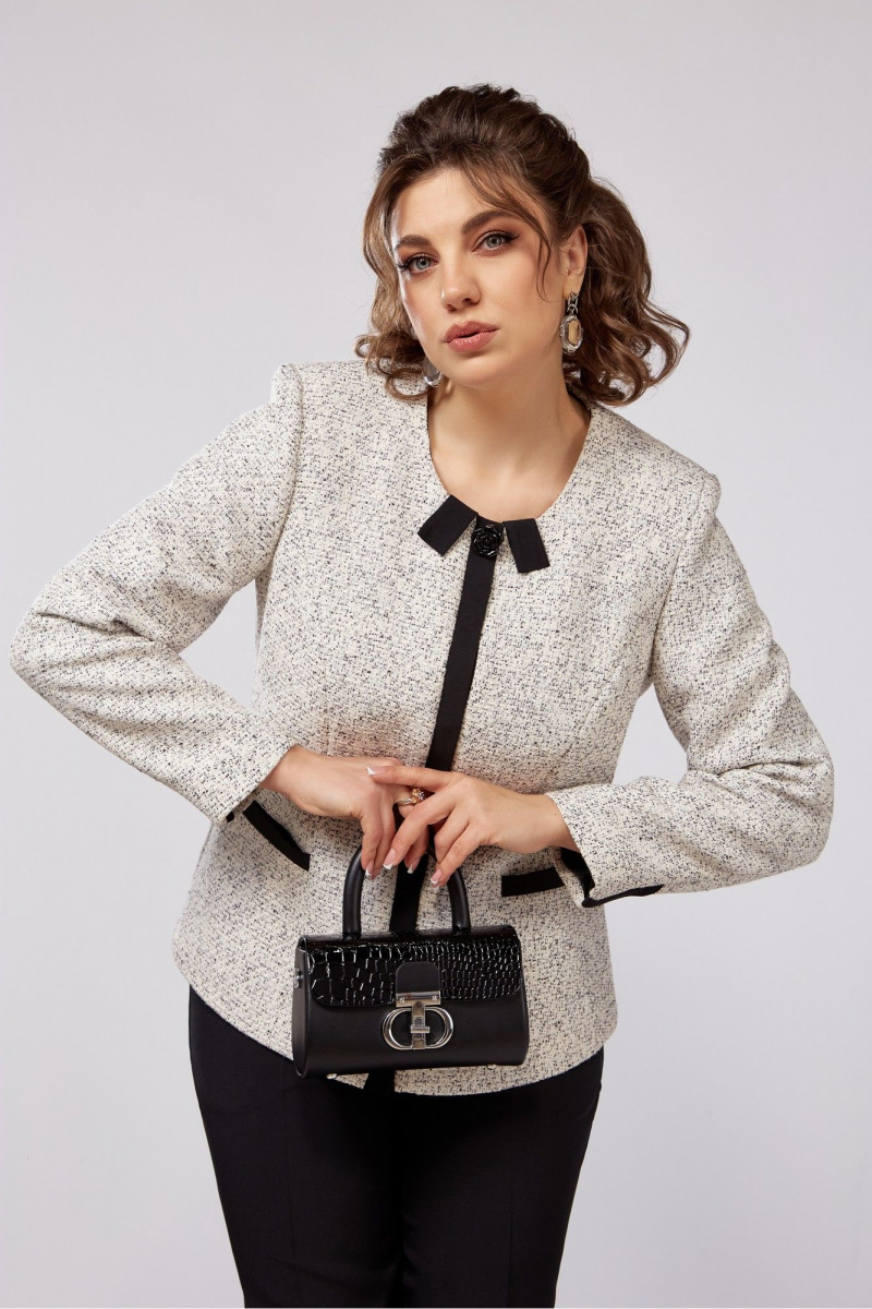 Брючный костюм Lady Secret 2980 черный+бежевый