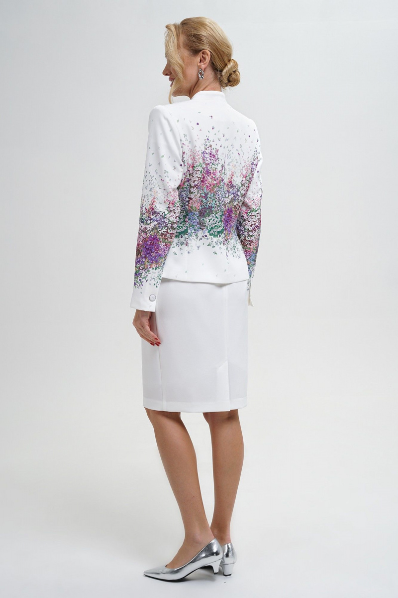 Юбочный костюм Alani Collection 2300 цветной_принт