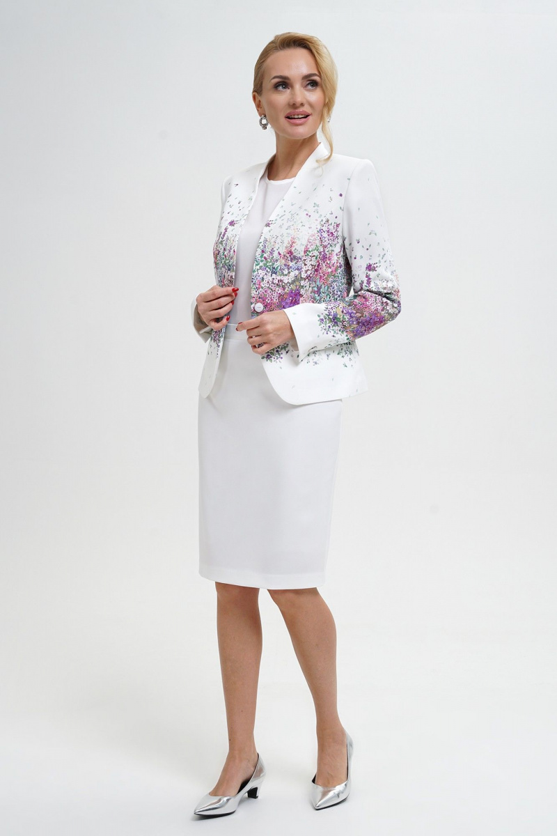 Юбочный костюм Alani Collection 2300 цветной_принт