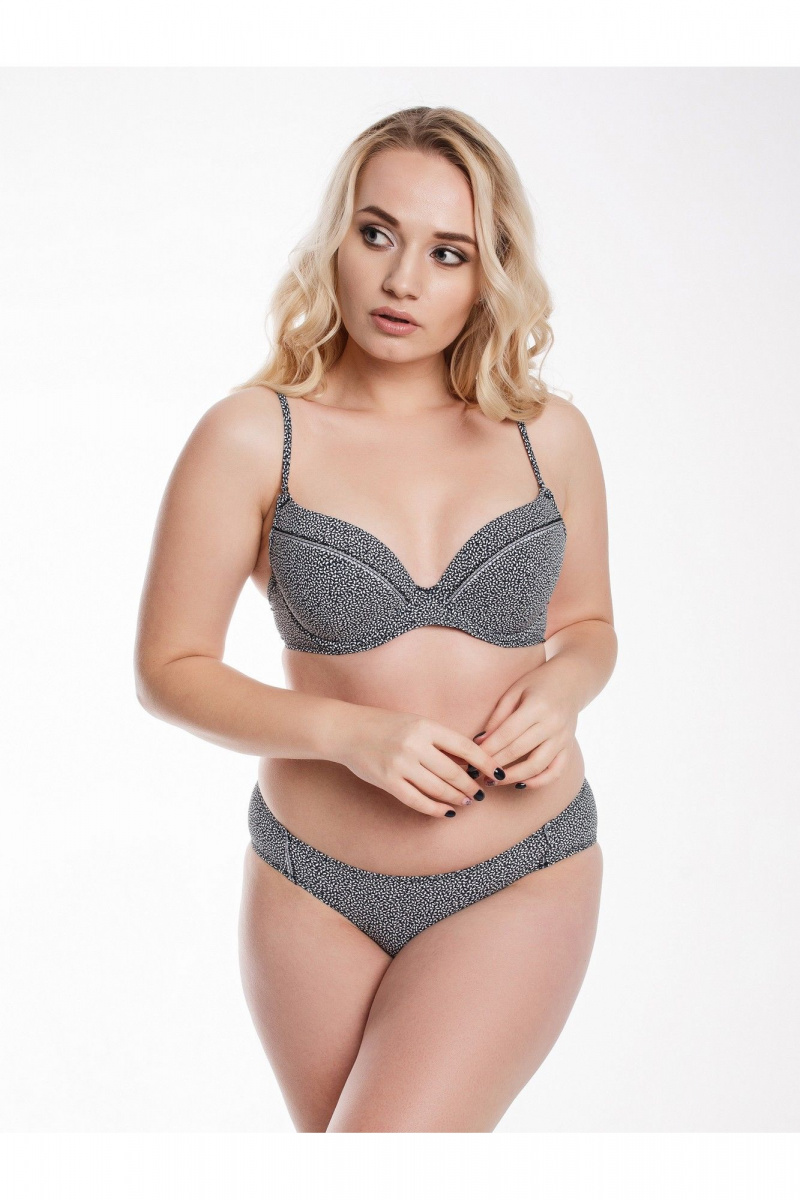 Купальники раздельные Frank&Co 41210 черный_белый