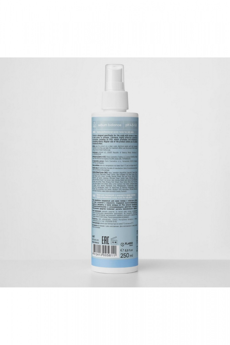 Специальные средства TaShe Scalp tonic for oily skin Тоник для склонной к жирности кожи головы