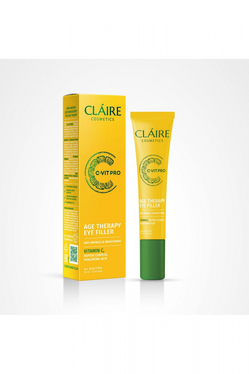 Средства для кожи вокруг глаз Claire Cosmetics C-VIT PRO AGE THERAPY Крем-филлер для кожи вокруг глаз