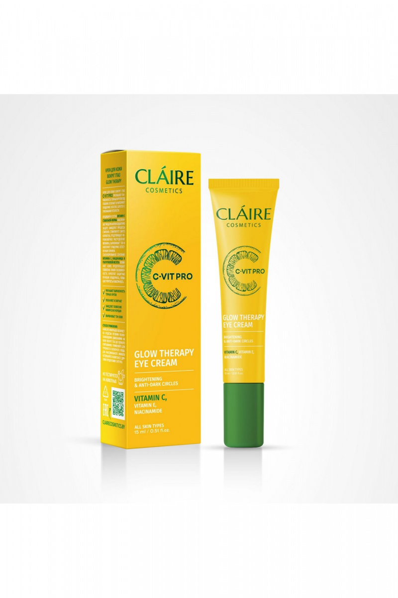 Средства для кожи вокруг глаз Claire Cosmetics C-VIT PRO GLOW THERAPY Крем для кожи вокруг глаз