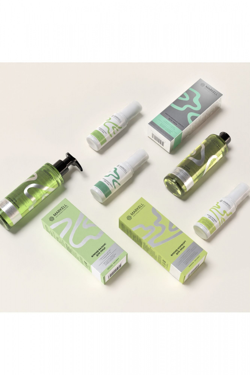 Кремы для лица MARKELL Natural GREEN SECRET Флюид-комфорт для лица