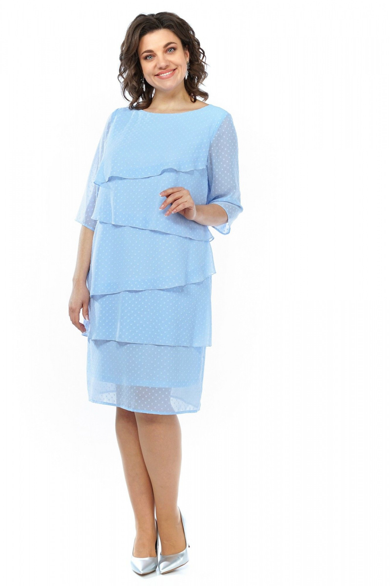 Платья Alani Collection 2308 голубой