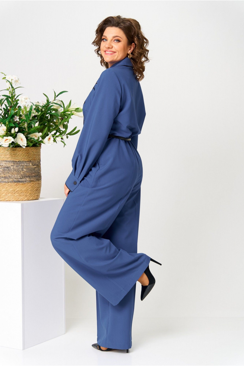 Женский комбинезон AVA fashion М-108.01 василек
