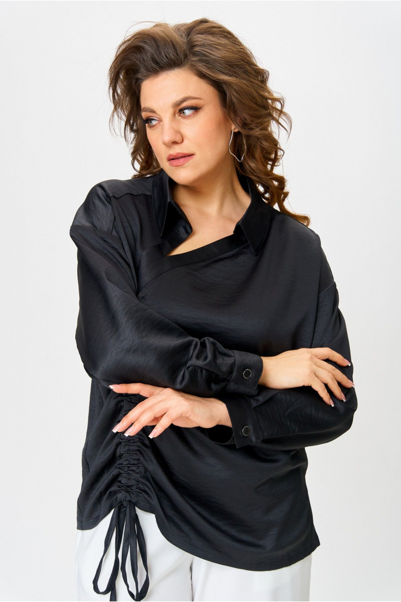 Блузы Danaida 2258 черный_атлас