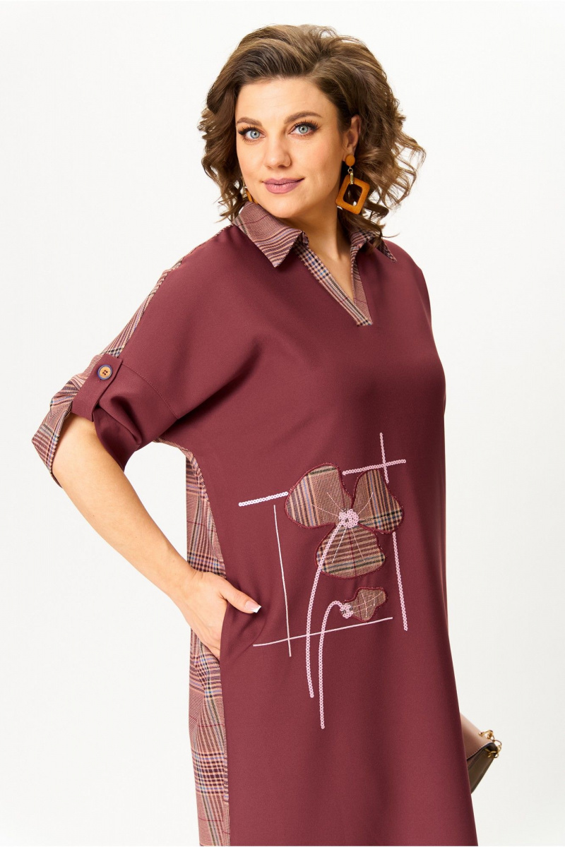 Платья Michel chic 2134/1 брусничный