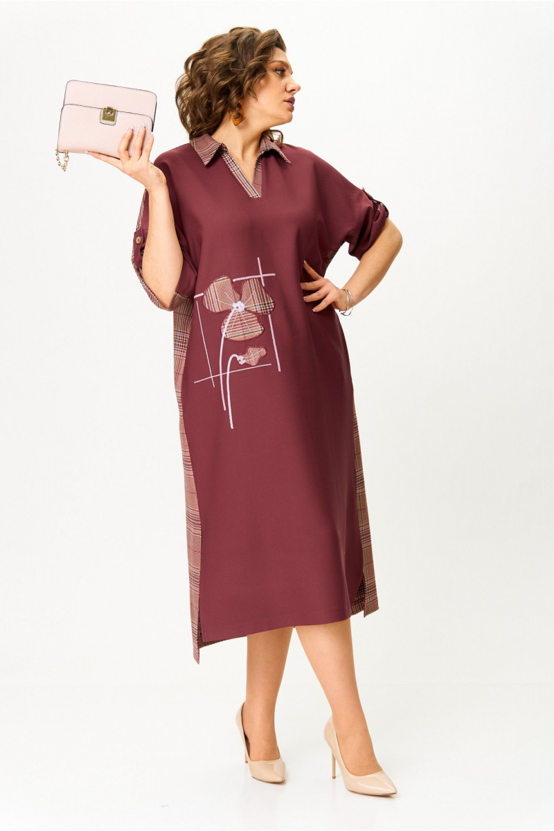 Платья Michel chic 2134/1 брусничный