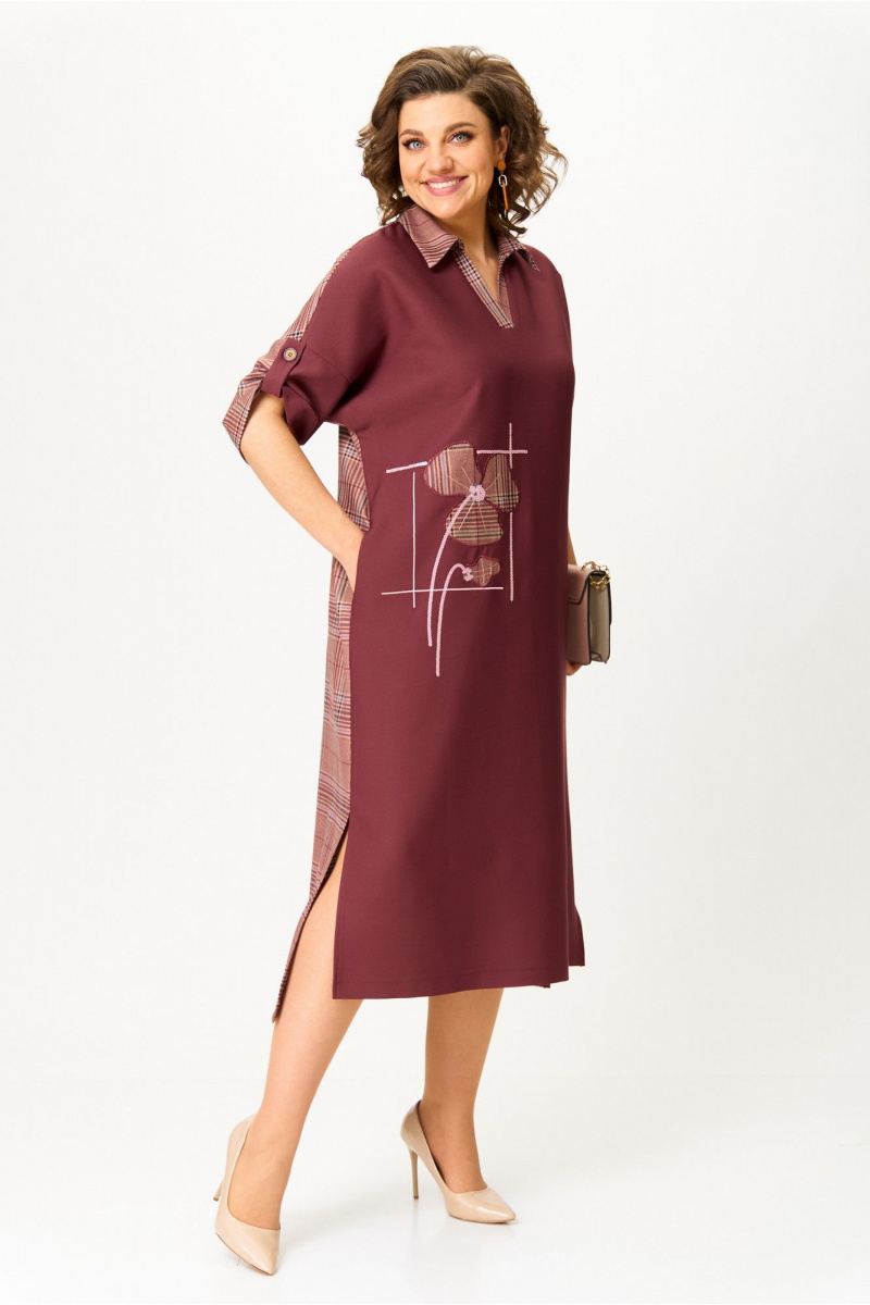 Платья Michel chic 2134/1 брусничный