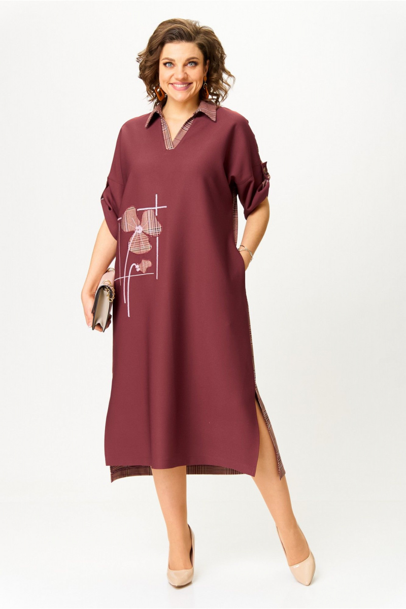 Платья Michel chic 2134/1 брусничный