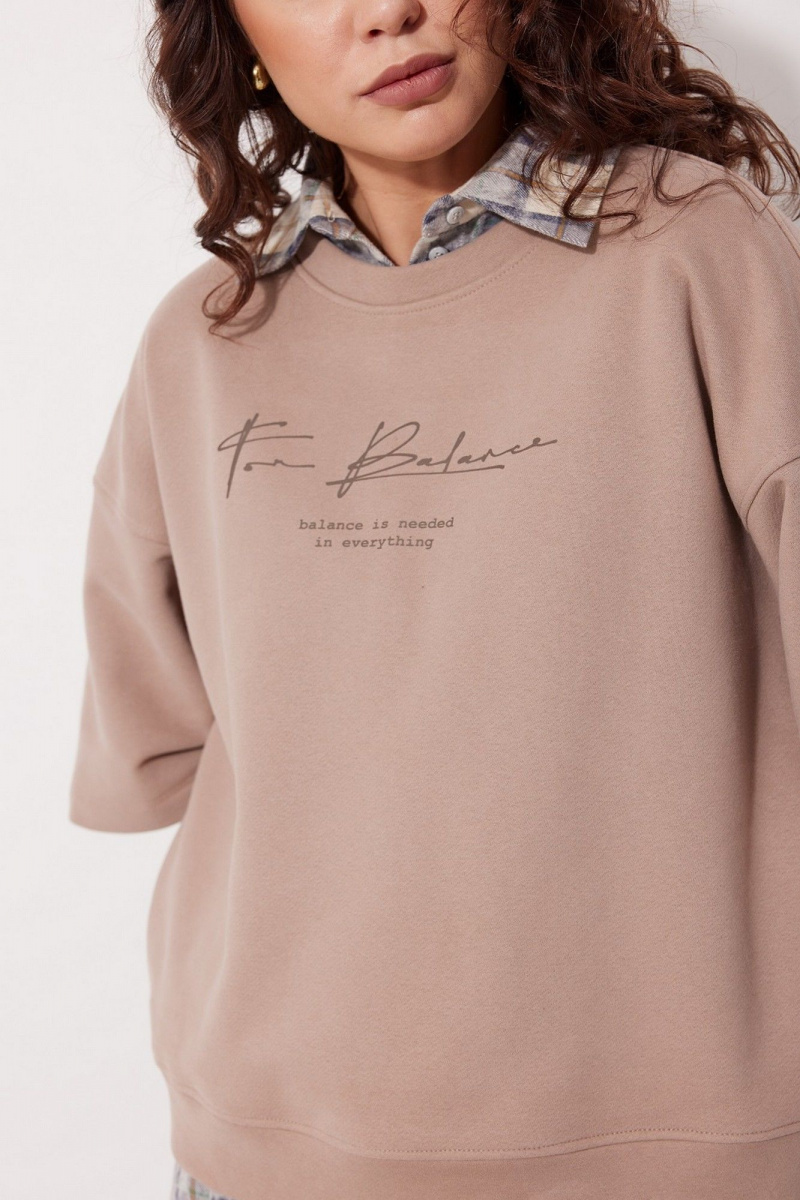 Джемперы MG Wear 2244 бежевый