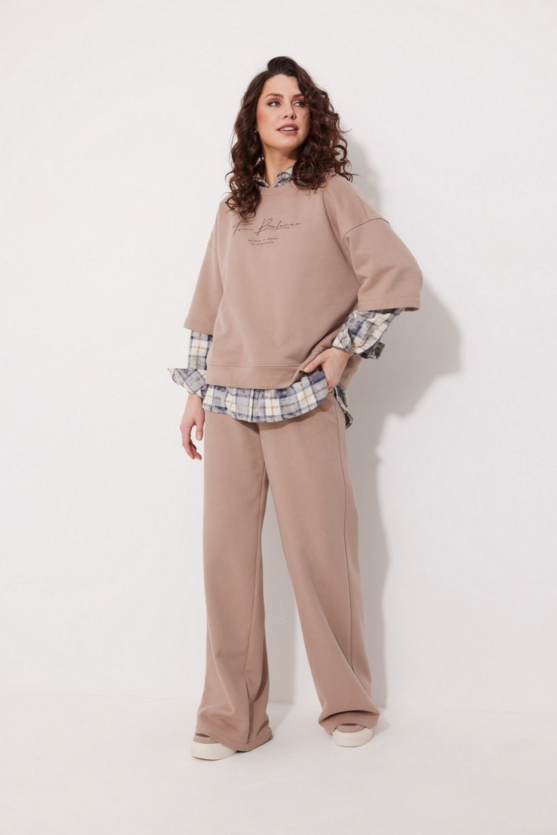 Джемперы MG Wear 2244 бежевый
