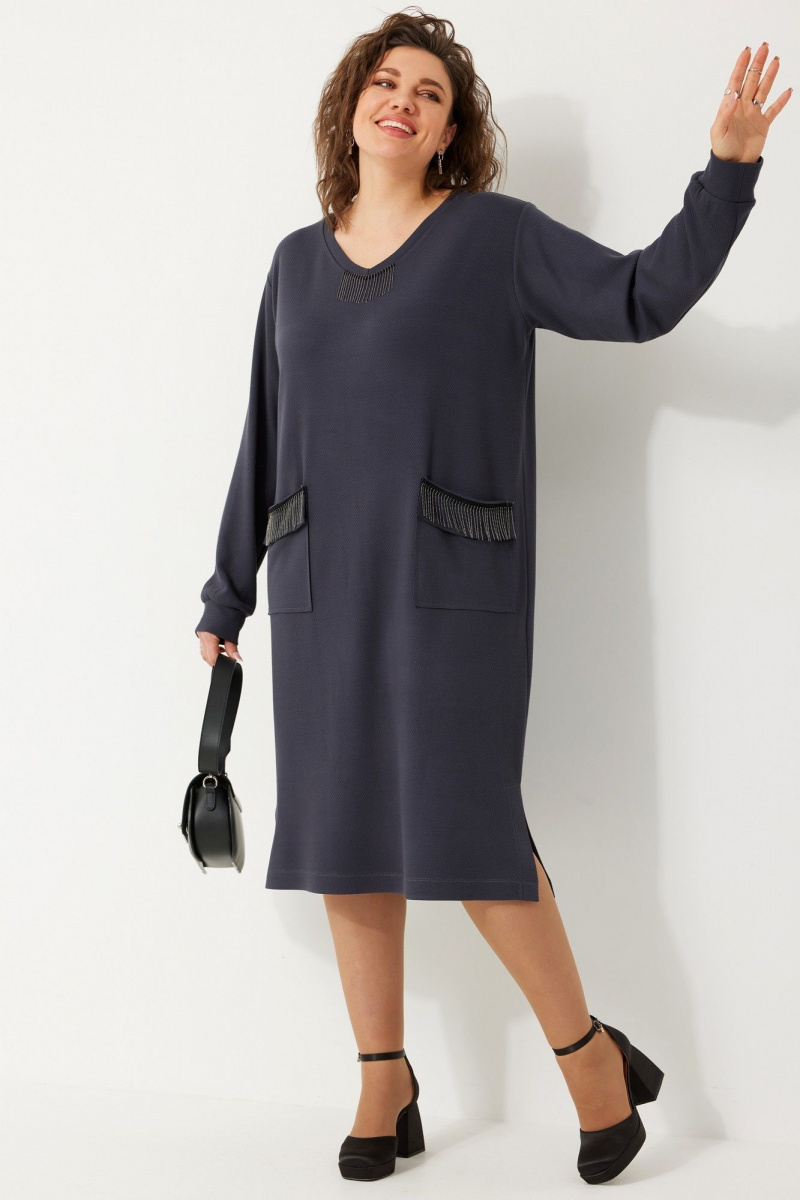 Платья BegiModa 1044 графит