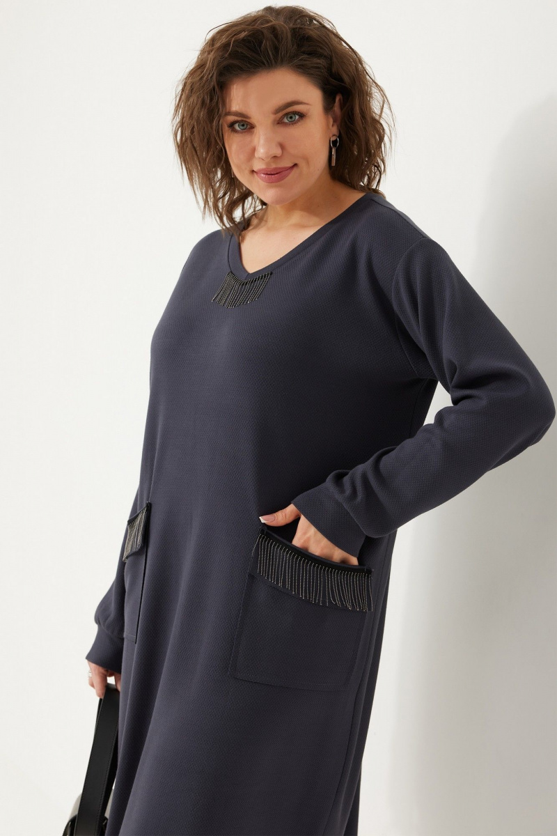 Платья BegiModa 1044 графит