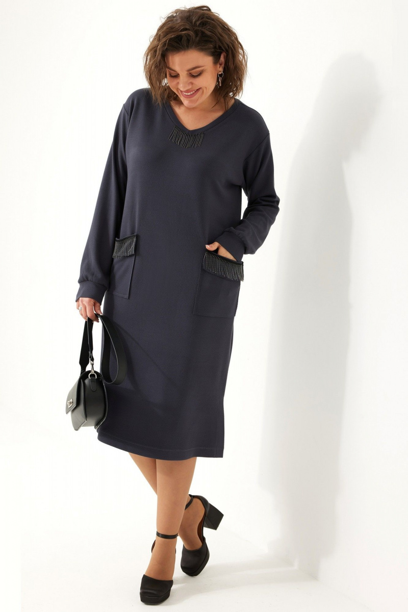 Платья BegiModa 1044 графит